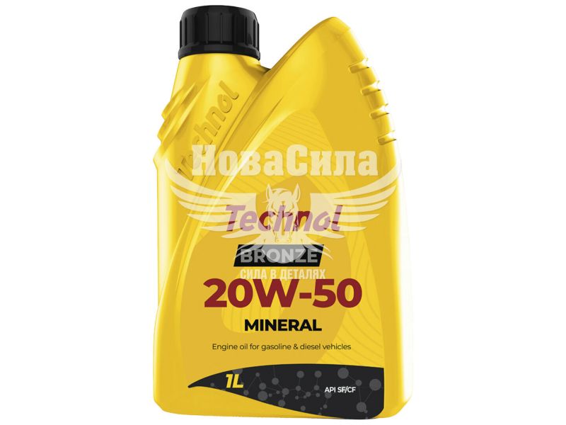 Моторна олива бензин, дизель 20W-50 (Technol) Bronze 1л. (TL91288)