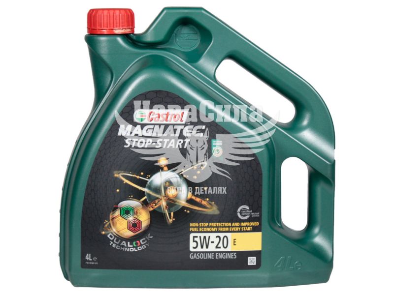 Моторна олива бензин, дизель 5W-20 (Castrol) Magnatec E 4л. (15F9CE)