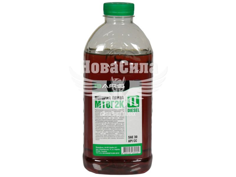 Моторна олива дизель SAE 30 (Bars) М-10г2К 1л.