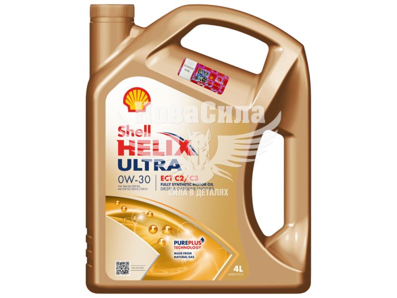 Моторна олива бензин, дизель 0W-30 (Shell) Helix Ultra ECT 2C/C3 4л. (ТОВ-У504629)