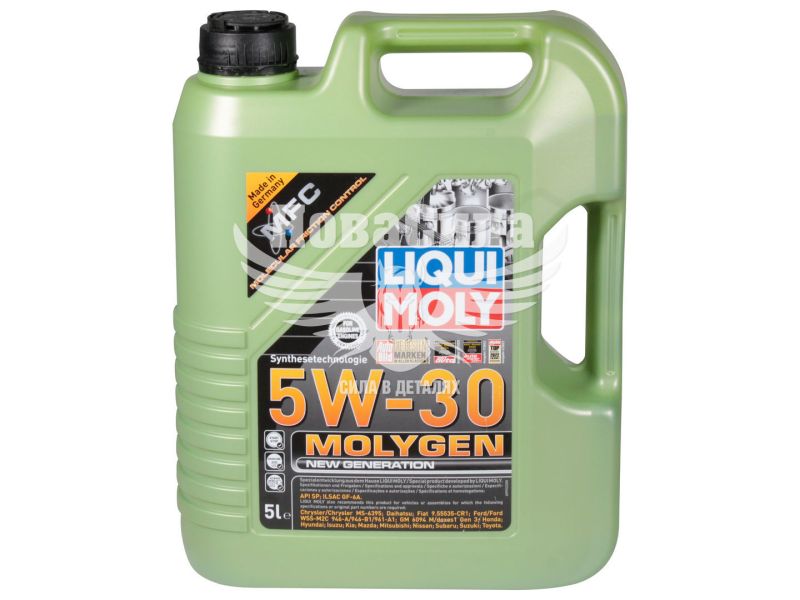 Моторна олива бензин, дизель 5W-30 (Liqui Moly) Molygen New Generation 5л. (9043)