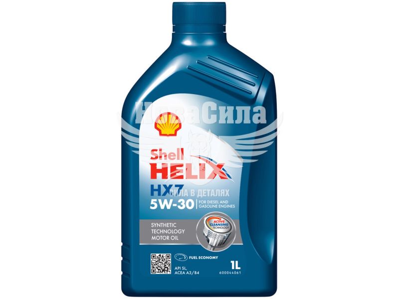 Моторна олива бензин, дизель 5W-30 (Shell) Helix HX7 1л. (ТОВ-У503716)