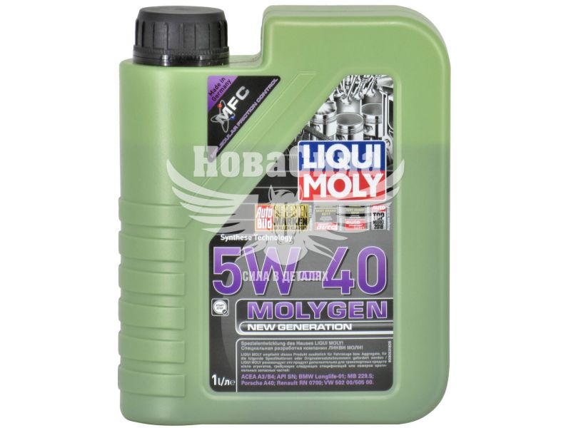 Моторна олива бензин, дизель 5W-40 (Liqui Moly) Molygen New Generation 1л. (8576)
