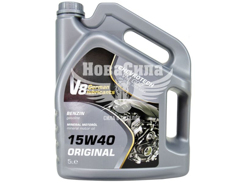 Моторна олива бензин 15W-40 (V8) Original Benzin 5л.