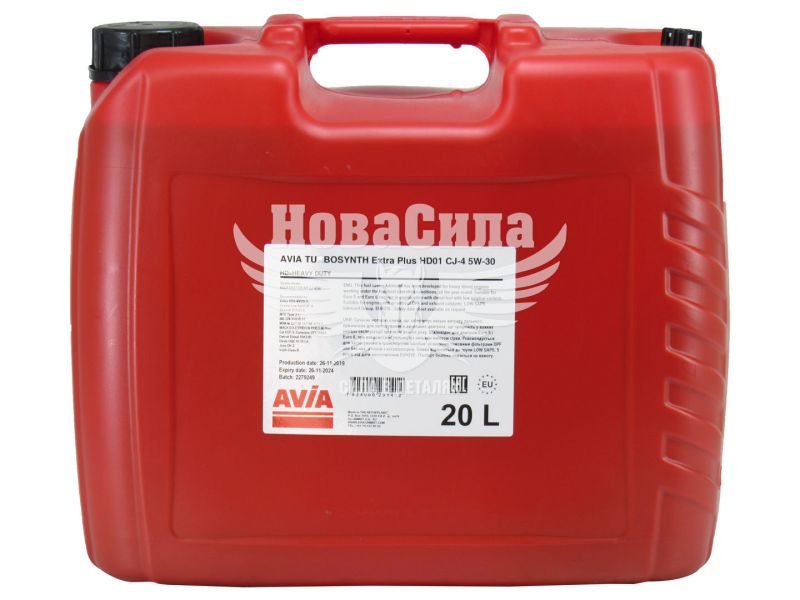 Моторна олива бензин, дизель 5W-30 (AVIA) TURBOSYNTH Extra HD01 20л.