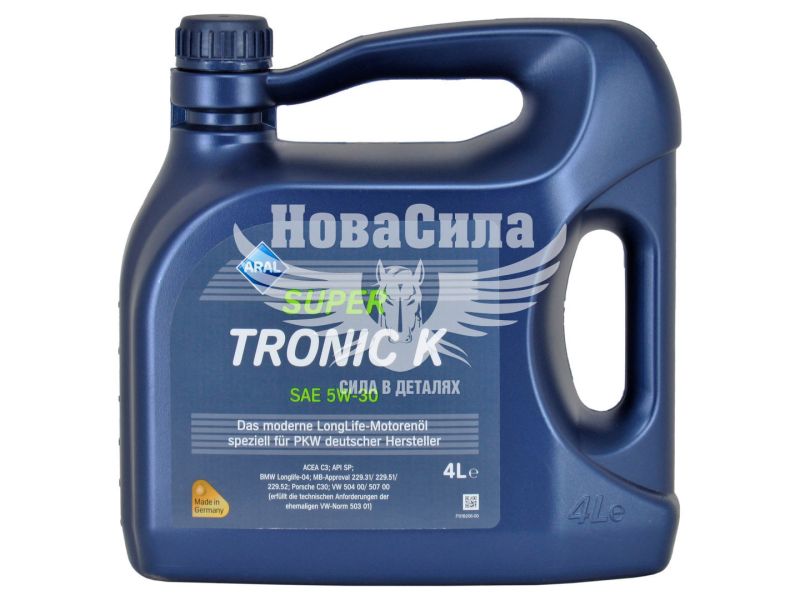 Моторна олива бензин, дизель 5W-30 (Aral) SuperTronic K 4л. (15F476)