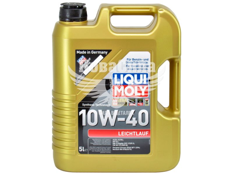 Моторна олива бензин, дизель 10W-40 (Liqui Moly) Leichtlauf 5л. (9502)