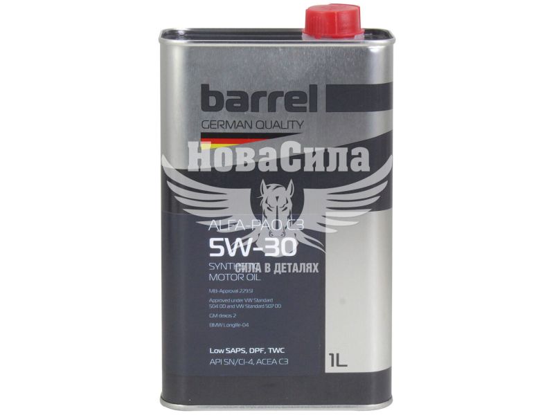 Моторна олива бензин, дизель 5W-30 (Barrel) C3 Alfa-Pao 1л. (40748319)