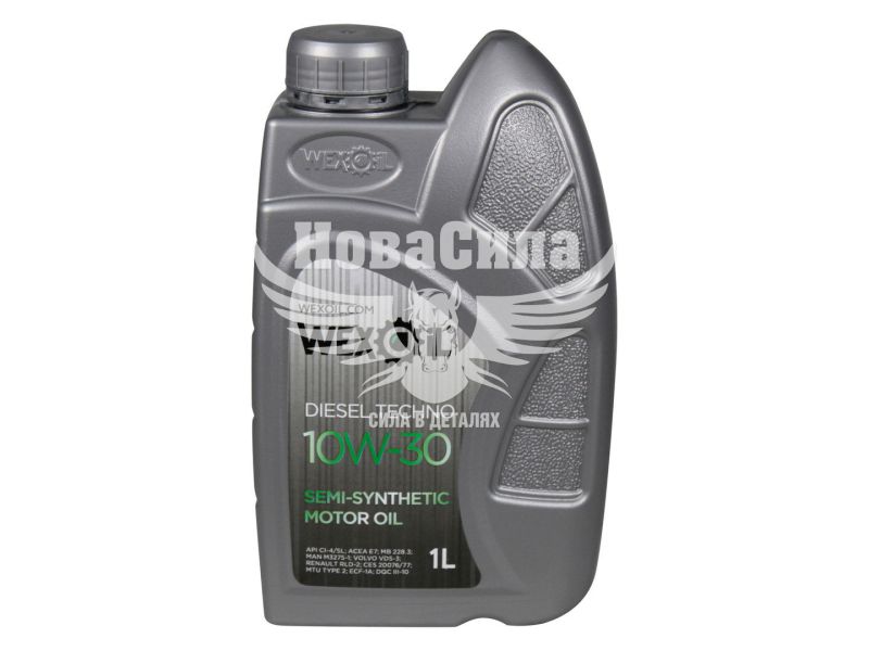 Моторна олива дизель 10W-30 (Wexoil) Techno Diesel CI-4/SL 1л.