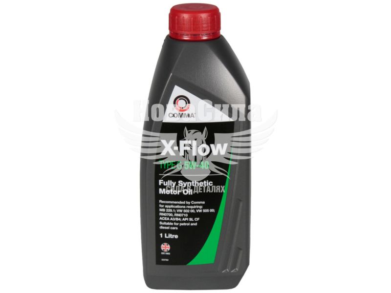 Моторна олива бензин, дизель 5W-40 (Comma) X-FLOW TYPE G 1л. (XFG1L)