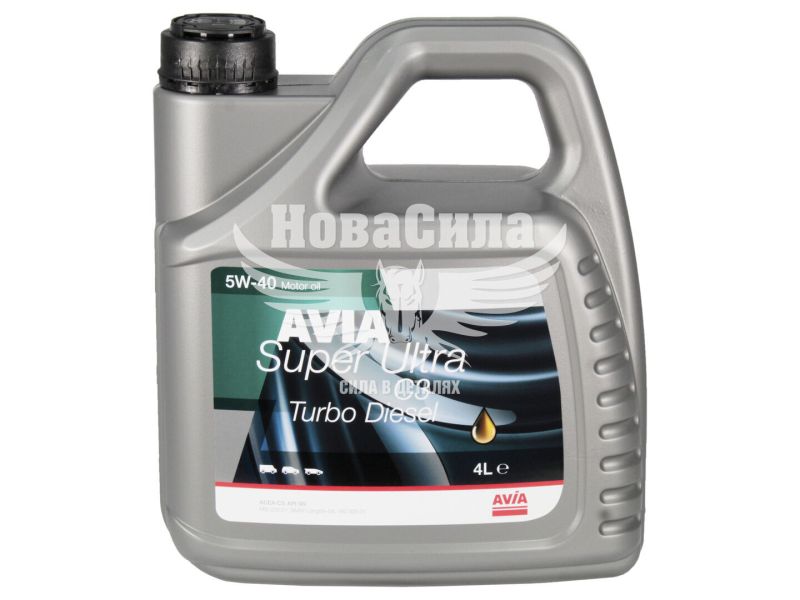 Моторна олива дизель 5W-40 (AVIA) SUPER Ultra C3 4л.