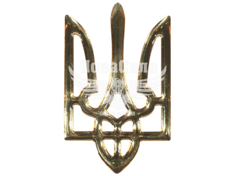 Наклейка герб (силікон) 7,5x4,6 золото (68-42)