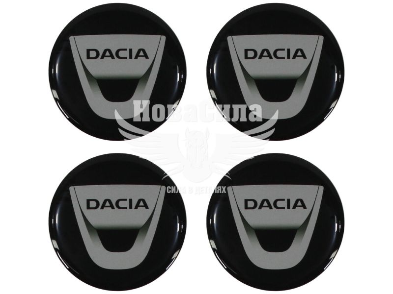 Наклейка Dacia на ковпаки (силікон) діам. 5х5 (68-15)