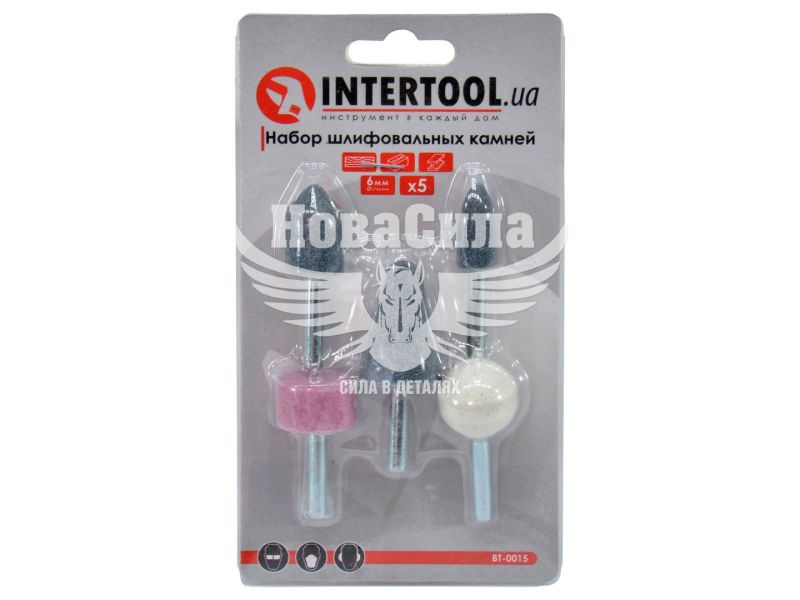 Набір шліфувальних каменів 5шт. (Intertool) (BT-0015)
