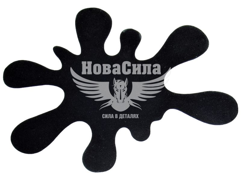 Наклейка Клякса (чорна) 15х12,8 (103)