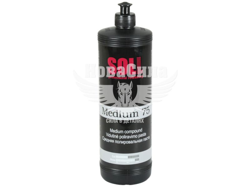 Паста для поліровки кузова (SOLL) 1кг. (середня) (SPP-75)