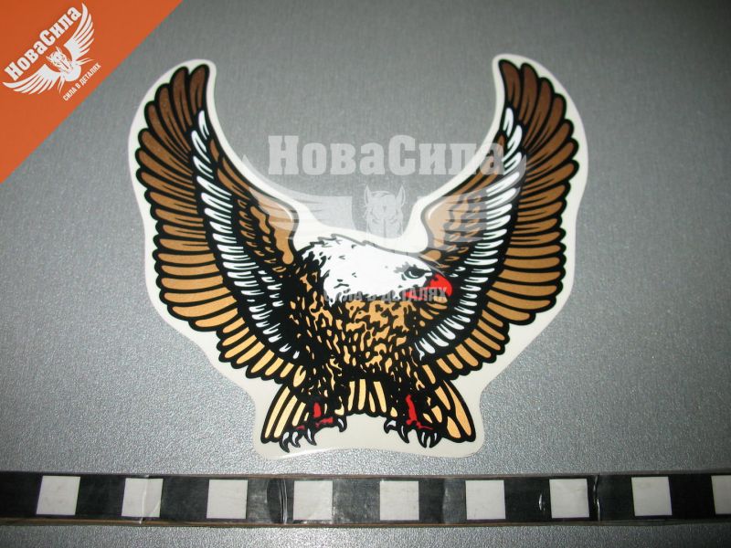 Наклейка Орел (крила в верх) (мідний) 13х12 (34-23)