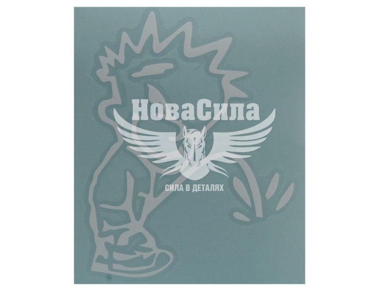 Наклейка Хлопчик дзюрить 11х8,5 біла (62-30)