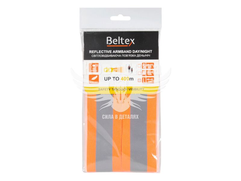 Повязка світловідбиваюча (Beltex) L 40-45мм. помаранчева (BX70620)