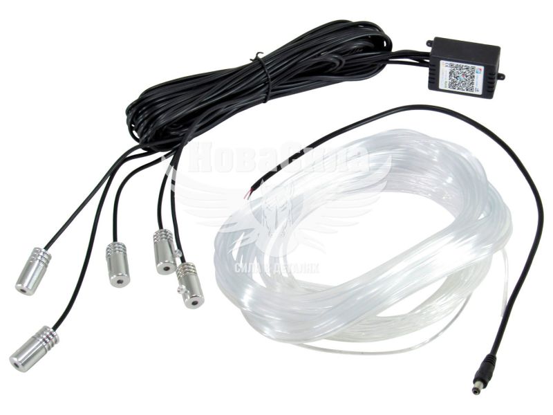 Неонова підсвітка для салону авто (Benetech) 12V 4м. RGB (Bluetooth)