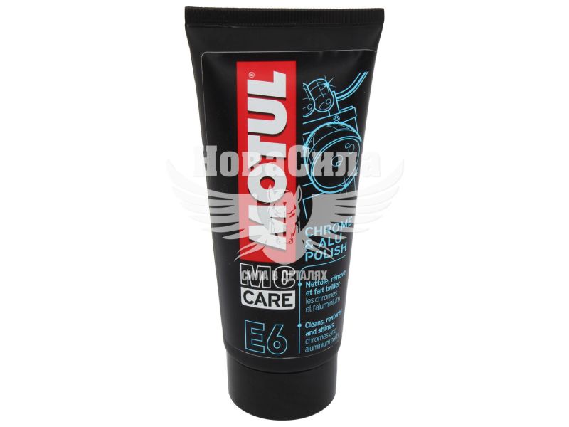 Паста для полірування хромованих виробів (Motul) E6 Chrome & Alu Polish 100гр. (103001)