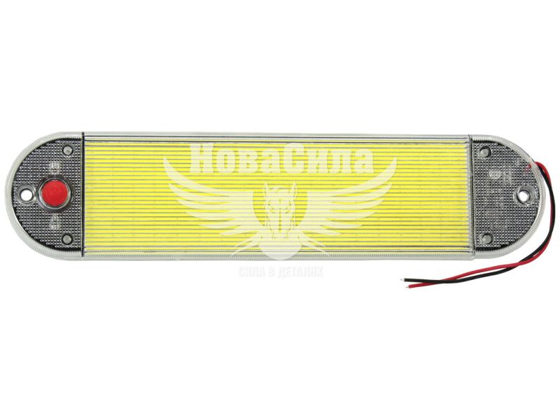 Підсвітка салону (КНР) LED 12-80В біла 6,2х2,6х1,5см. (108-діодів) (АТР2489)