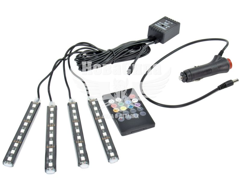 Підсвітка салону LED (Led Ambient) 21см 9 діодів (полоса) (4шт.)