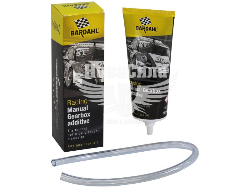 Присадка в масло (Bardahl) Racing manual gearbox additive 0,25л. (антифрикційна для МКПП) (13105)