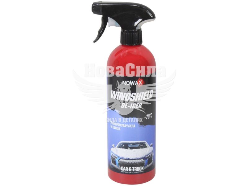 Розморожувач скла і замків (Nowax) Windshield De-icer 750мл. (NX75015)