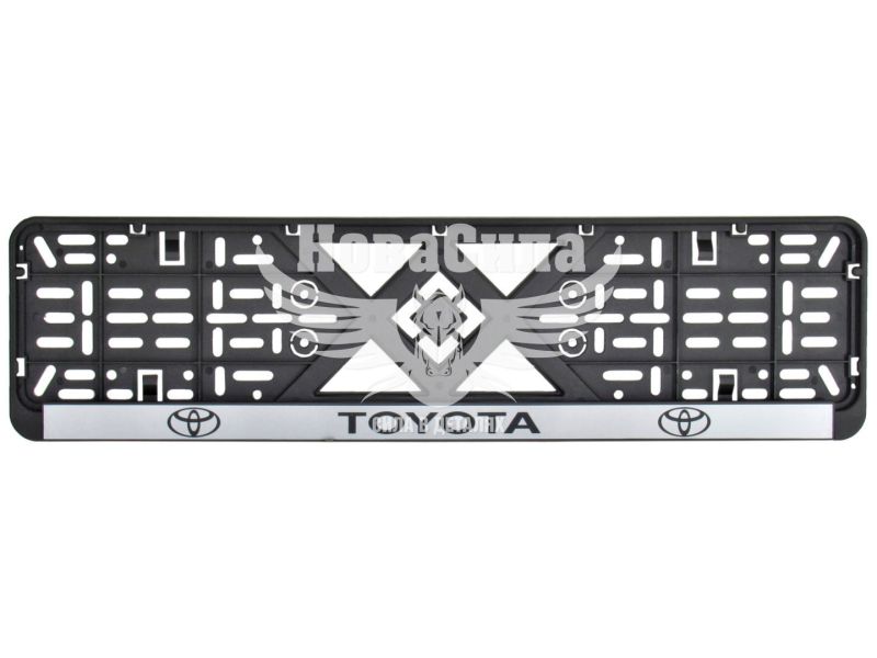 Рамка номерного знаку (Bi-Plast) (Toyota) (BP-240)