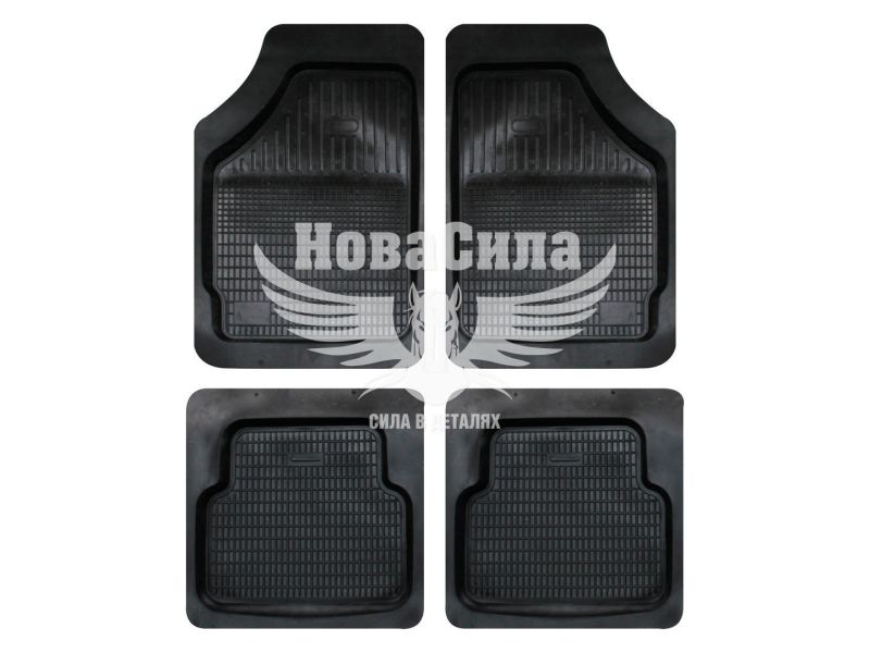 Універсальні автокилимки в салон (Polytep) Prima 4шт. (резинові)