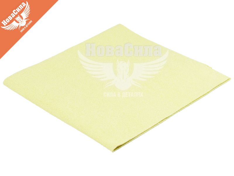 Тряпка для авто (професійна) (Nowax) 40х50см. (штучна замша жовта) (NX65451)