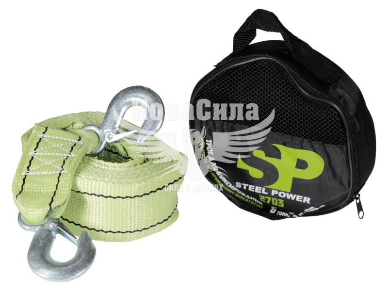 Трос буксира 6т. 5м. крюк (Lavita SP) (сумка) (SPR 2703)