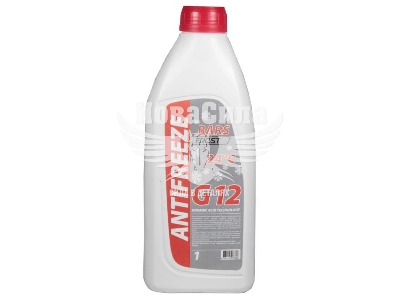 Тосол антифриз червоний -24 (Bars) G-12 1кг.