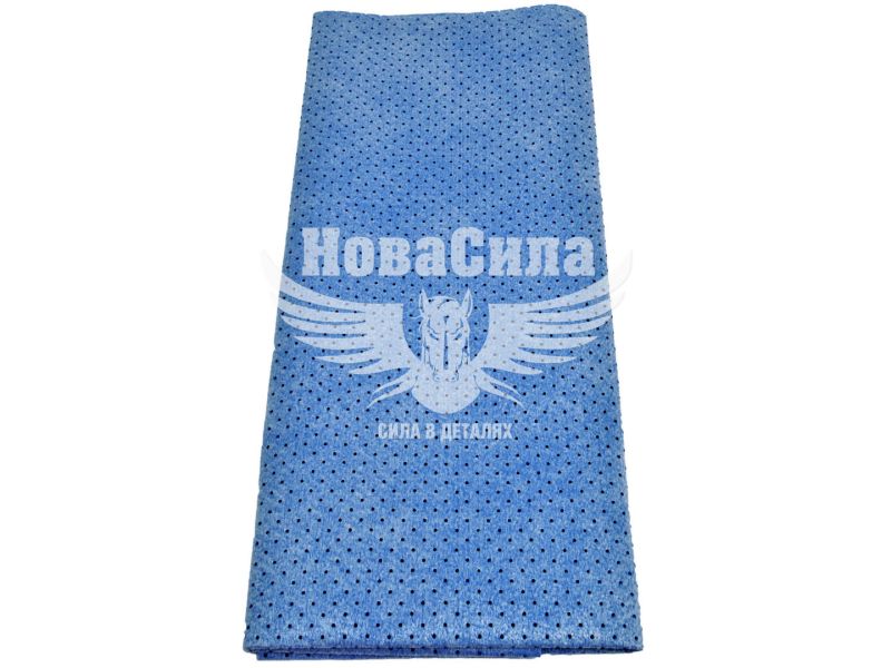 Тряпка для авто (професійна) (Nowax) 40х40см. (перфорована синя) (NX62442)