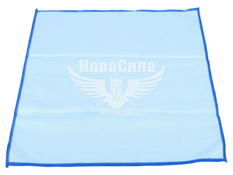 Тряпка для авто (професійна) (Nowax) для скла 40х40см. (синя) (NX61440)