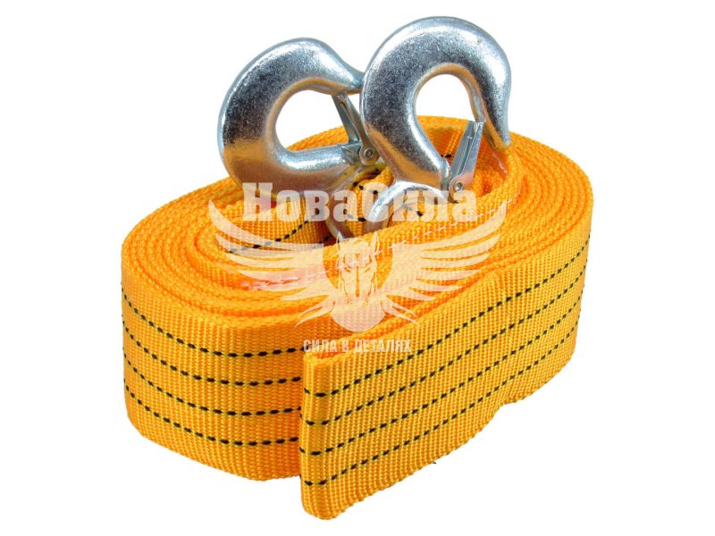 Трос буксира 8т. 5,5м. крюк (CarLife) (поліетилен) (TR707/P)