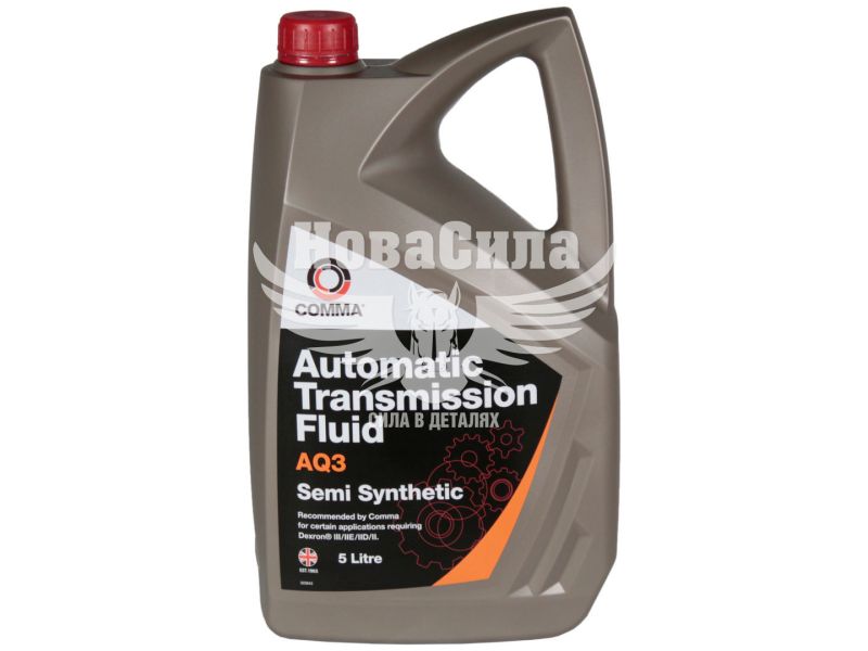 Трансмісійна олива ATF для АКПП (Comma) AQ3 AUTO TRANS FLUID 5л. (AQ35L)