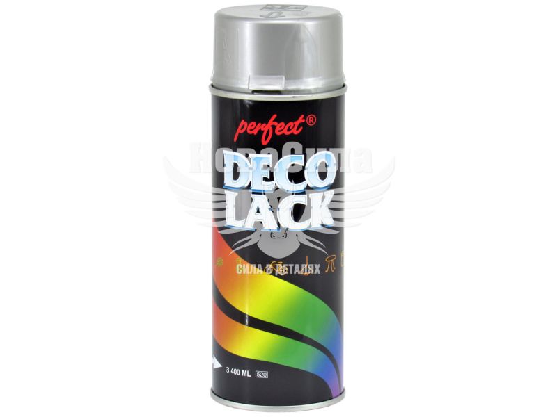 Фарба-спрей (Perfect) Deco Lack Срібляста 400мл. (RAL 9006) (9006)