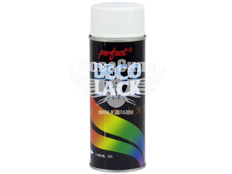 Фарба-спрей (Perfect) Deco Lack Білий мат 400мл. (RAL 9010) (9010)