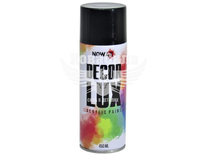 Фарба-спрей (Nowax) Decor Lux Темно-синій 450мл. (RAL 5010) (NX48034/NX65034)