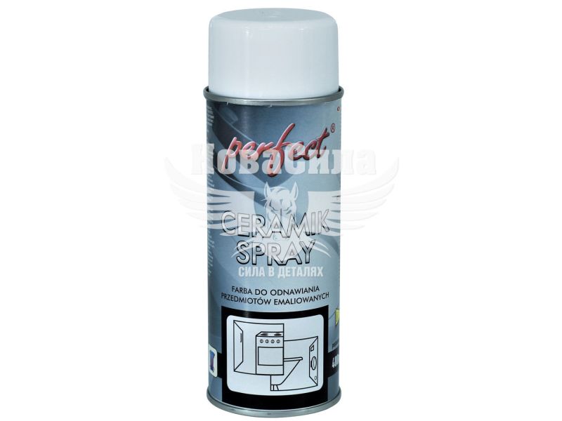 Фарба-спрей до кераміки (Perfect) Ceramik Spray Білий 400мл. (PERFECT)