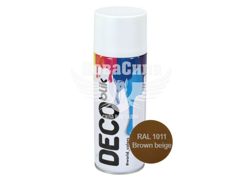 Фарба-спрей (Deco Blik) Коричневий беж 400мл. (RAL 1011)