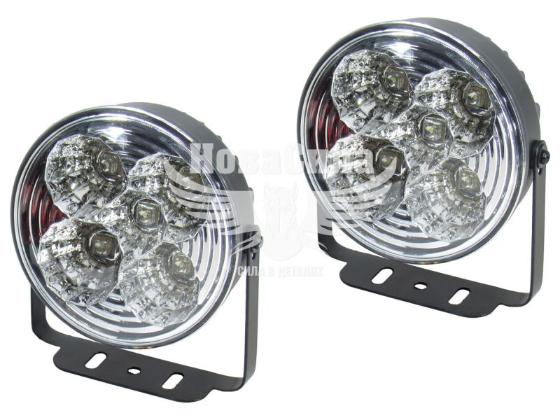 Фара денного світла (Lavita) 5LED (кругла діам.100мм.) (LA HY-092-32)