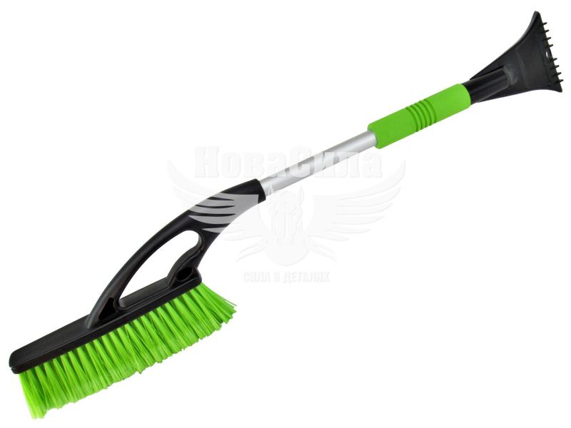 Щітка з скребком (Bi-Plast) 72см. з тверд. губк. на ручці (BP-72)