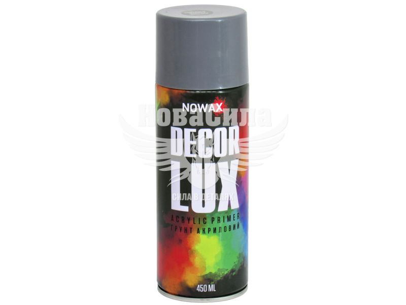 Грунт-спрей (Nowax) Decor Lux Сірий 450мл. (RAL 7015) (NX48035/NX65035)