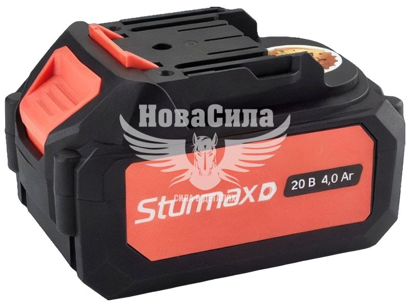 Акумуляторна батарея Sturmax Li-Ion 20 В, 4 А·год, USB з індикатором заряду (CRM2004B)
