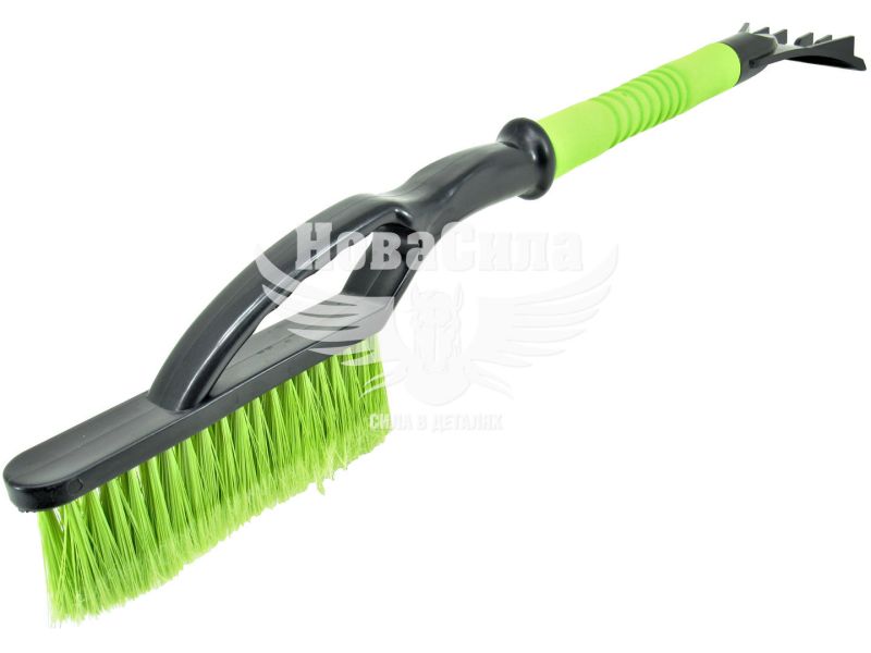 Щітка з скребком (Bi-Plast) 66см. з тверд. губк. на ручці (BP-66)