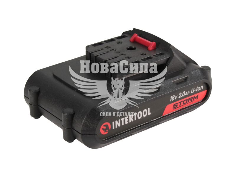 Батарея акумуляторна Li-Ion 18 В 2.0Аг (Intertool) (WT-0312)