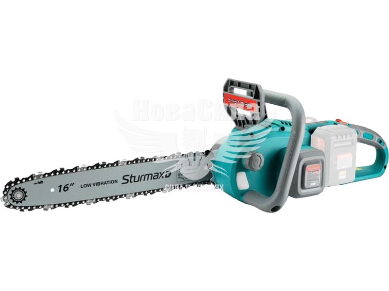 Акумуляторна ланцюгова пила Sturmax Brushless 40 В (2х20 В), шина 405 мм, без АКБ та ЗП (CCM9940CR)